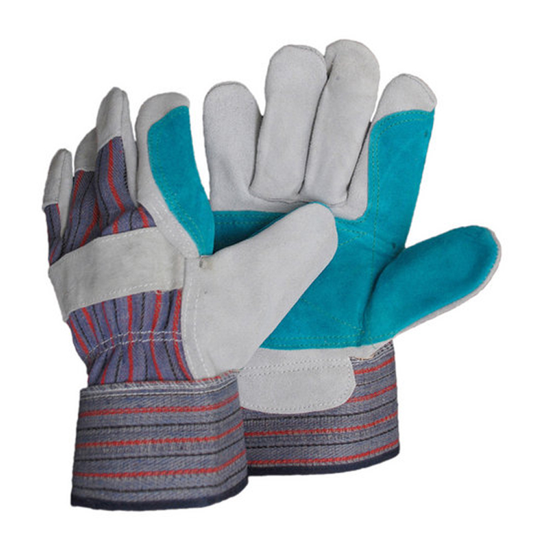 LG008 dobbeltlags beskyttelseshansker av kuskinngummi