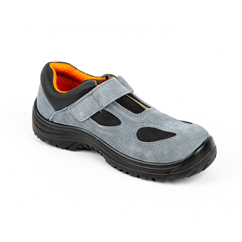 SS106 pustende mesh ståltå vernesko i semsket skinn SS106 pustende mesh ståltå vernesko i semsket skinn