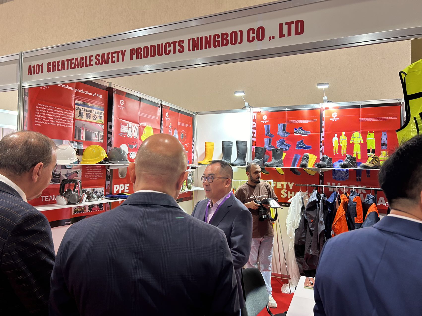Greateagle Safety Products markerer seg på 2024 World Trade Expo Azerbaijan & China Created Fair